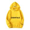 Unisex Oversized Hoodie With Front Letter Print Cotton Sweatshirt Fall Casual Wear