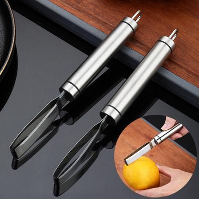 304 Stainless Steel Mango Corer Slicer Cutter Pitter Long Handle Sharp Multifunction Pineapple Corer Remover Fruit Peeler Tool Kitchen Accessories