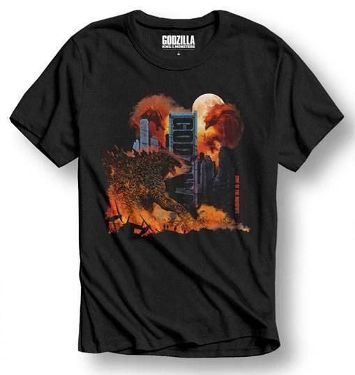 Godzilla Japanese Kaiju City T-Shirt (Size Small 36 Chest) S