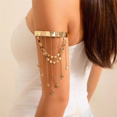 Bracelet de bras pendentif étoile bohème bracelet mode nouveau chaîne frangée amour bague de bras bijou