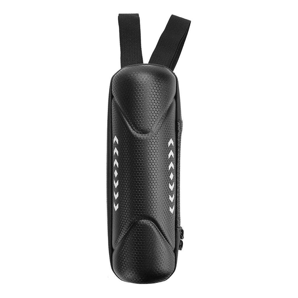 Scooter Storage Bag Front Tube Bag, Large Capacity & EVA Hard for Shell Waterproof Scooter Handlebar Bag with Mesh Pocke