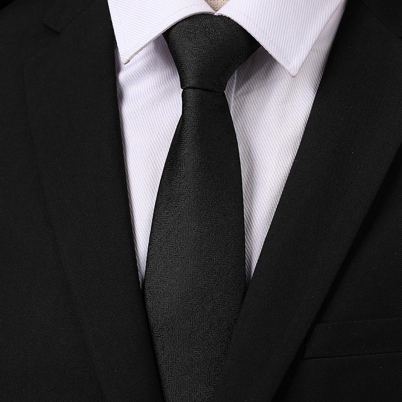 Fashion Versatile Casual Men And Women Retro Hong Kong Style Business Dress Groom Wedding Korean Version 8Cm Hand-Patterned Tie