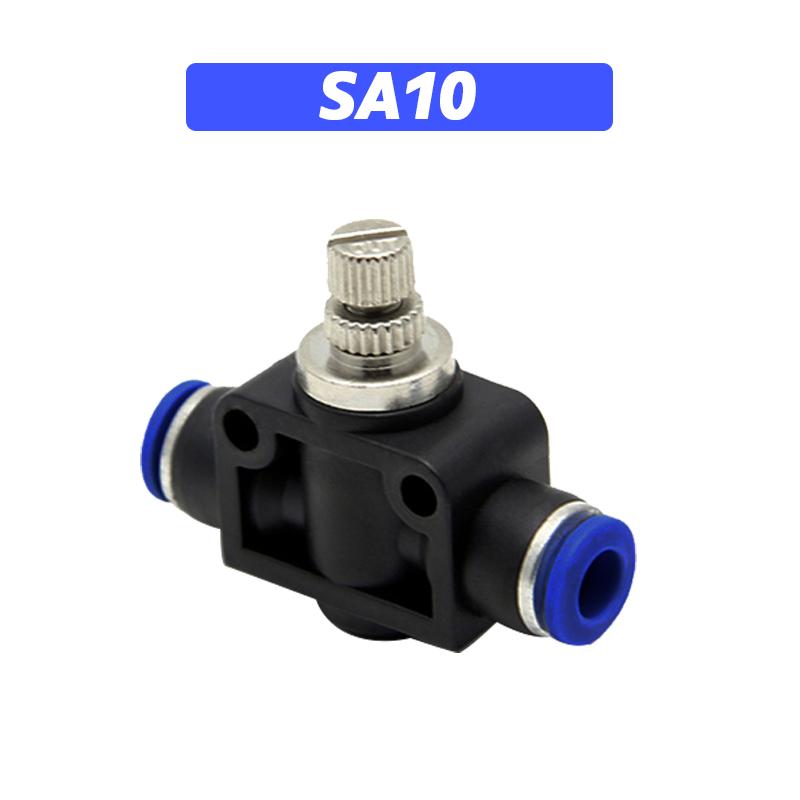 HVFF SA BUC Fitting 4mm 6mm 8mm 10mm 12mm Pneumatic Push In Quick Joint Connector Hand Valve To Turn Switch Ball Engine Gaskets 6