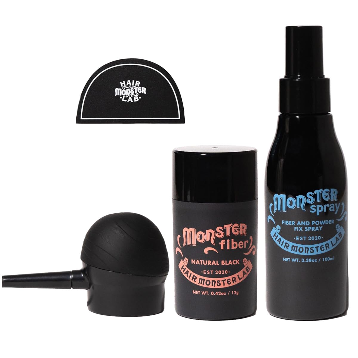 

Monster Fiber Set Spray Pump Hairmon [Расческа из волокна] (натуральный черный)