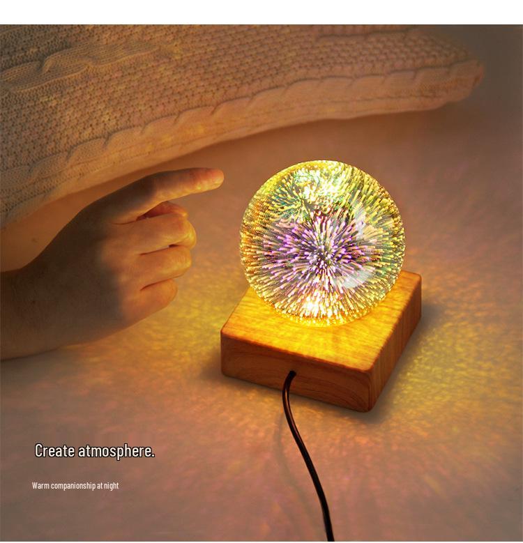 Romantic Starry Sky LED Night Light - Dreamy Bedside Lamp for Sleep Ambiance