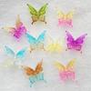 10Pcs Cute Cartoon Colorful Butterflies Flatback Resin Scrapbooking Crafts Fit Phone Case Decoration DIY Hair Bows Accessories