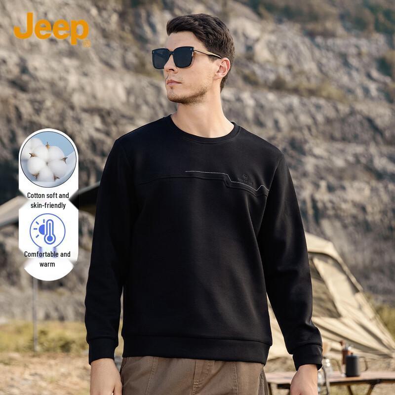 

JEEP Men s Casual Crewneck Pullover Sweatshirt 3XL