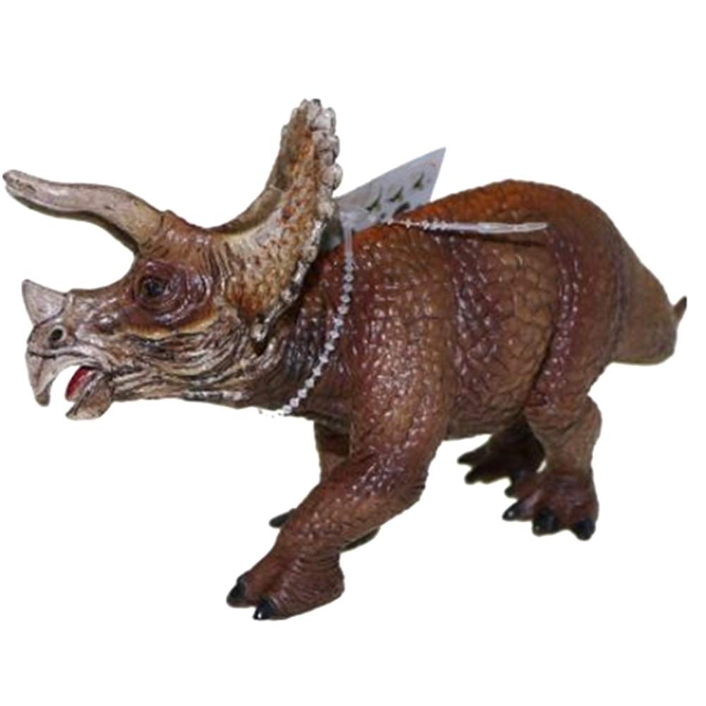 

YOYURISE Реалистичный Динозавр Популярный Динозавр Стоящий на Обеих Больших ПВХ Фигурка Динозавра, Модель, Ноги, (Реалистичный трицератопс, 20 см)