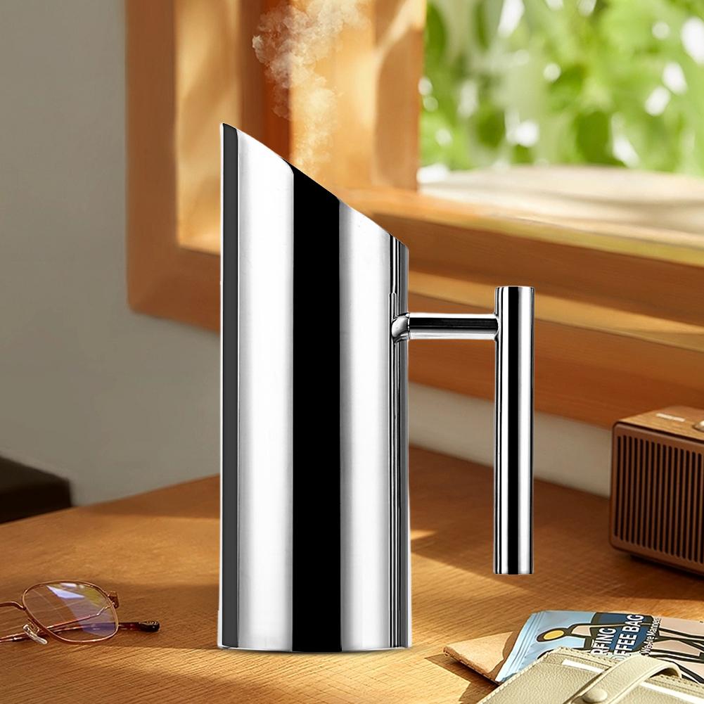 1/2L Kitchen Cold Wine Pitcher Stainless Steel Pot Jug Kettle Cold Water Kettle Wine Juice Water Jug for Restaurant Cafe Mix Bar
