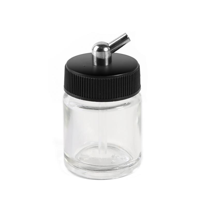 22cc Glass Side Pot Airbrush Paint Bottle for Model Art Spray Painting