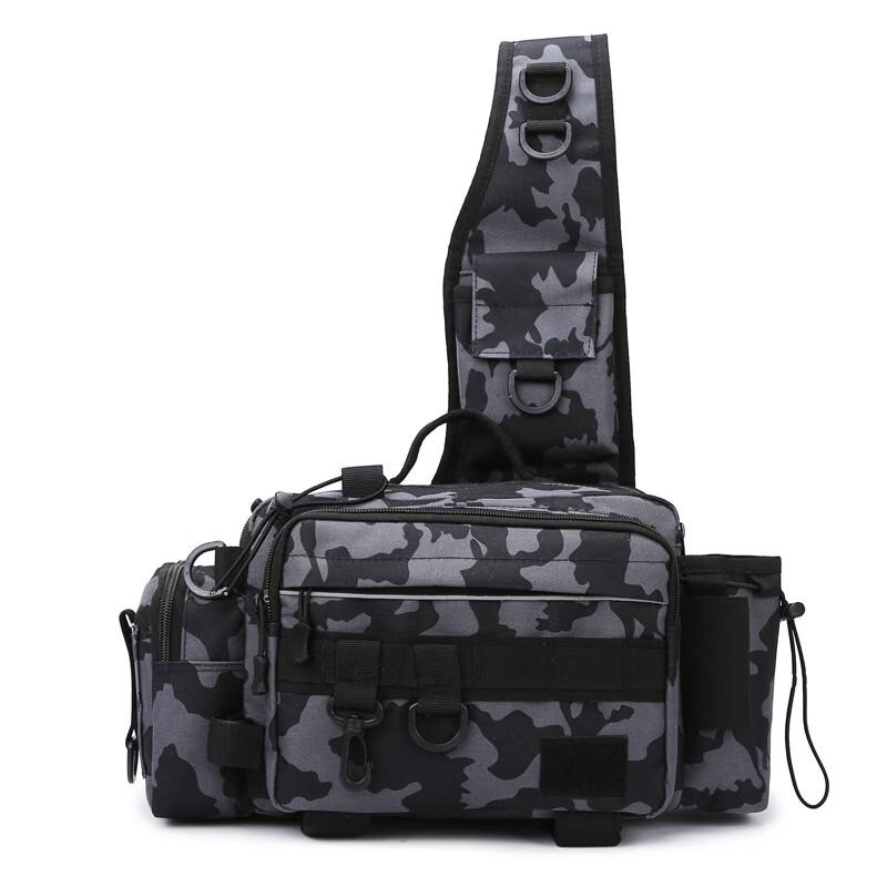 Lishin Fishing Sling Bag with Rod Holder