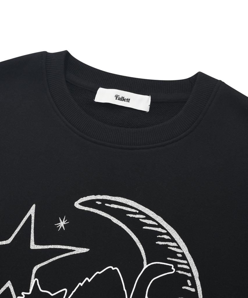 FALLETT Moonlight Nero Sweatshirt Black