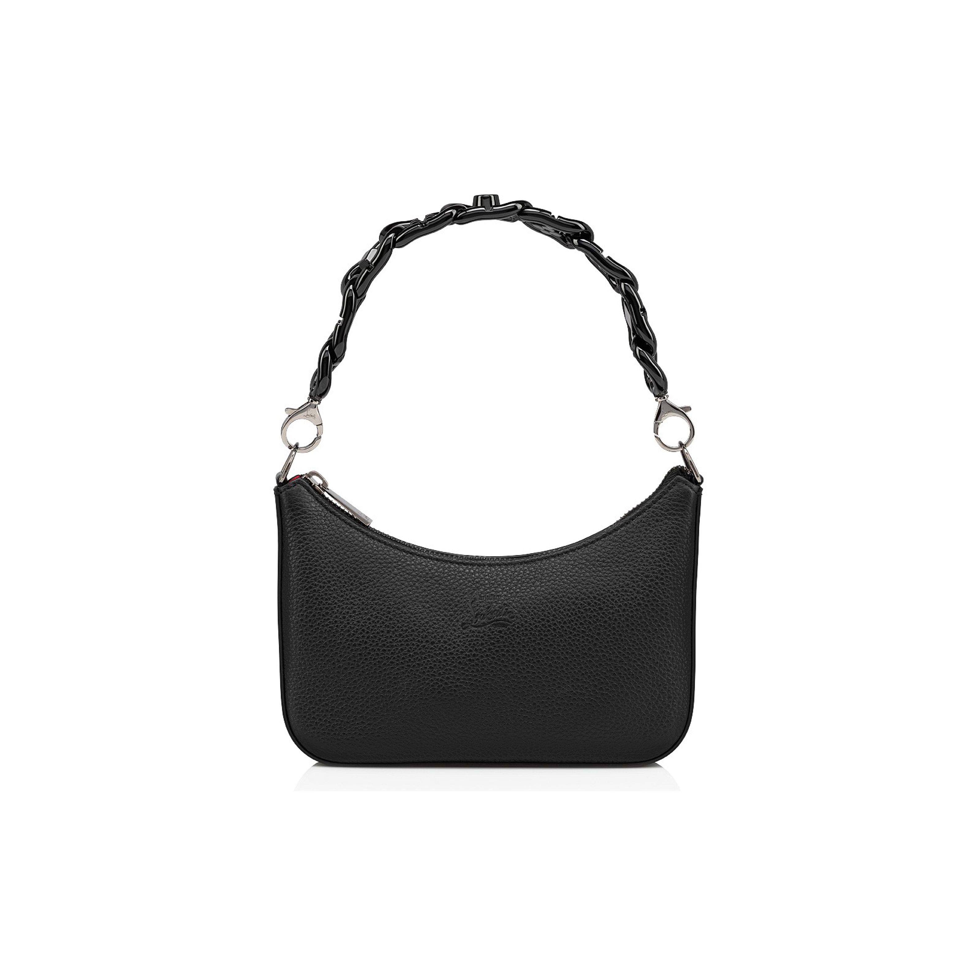 

CL Logo Print Calfskin Tote Crossbody Shoulder Bag Women bags Black 1235471B260 Basic Set (Bag+Dust Bag)