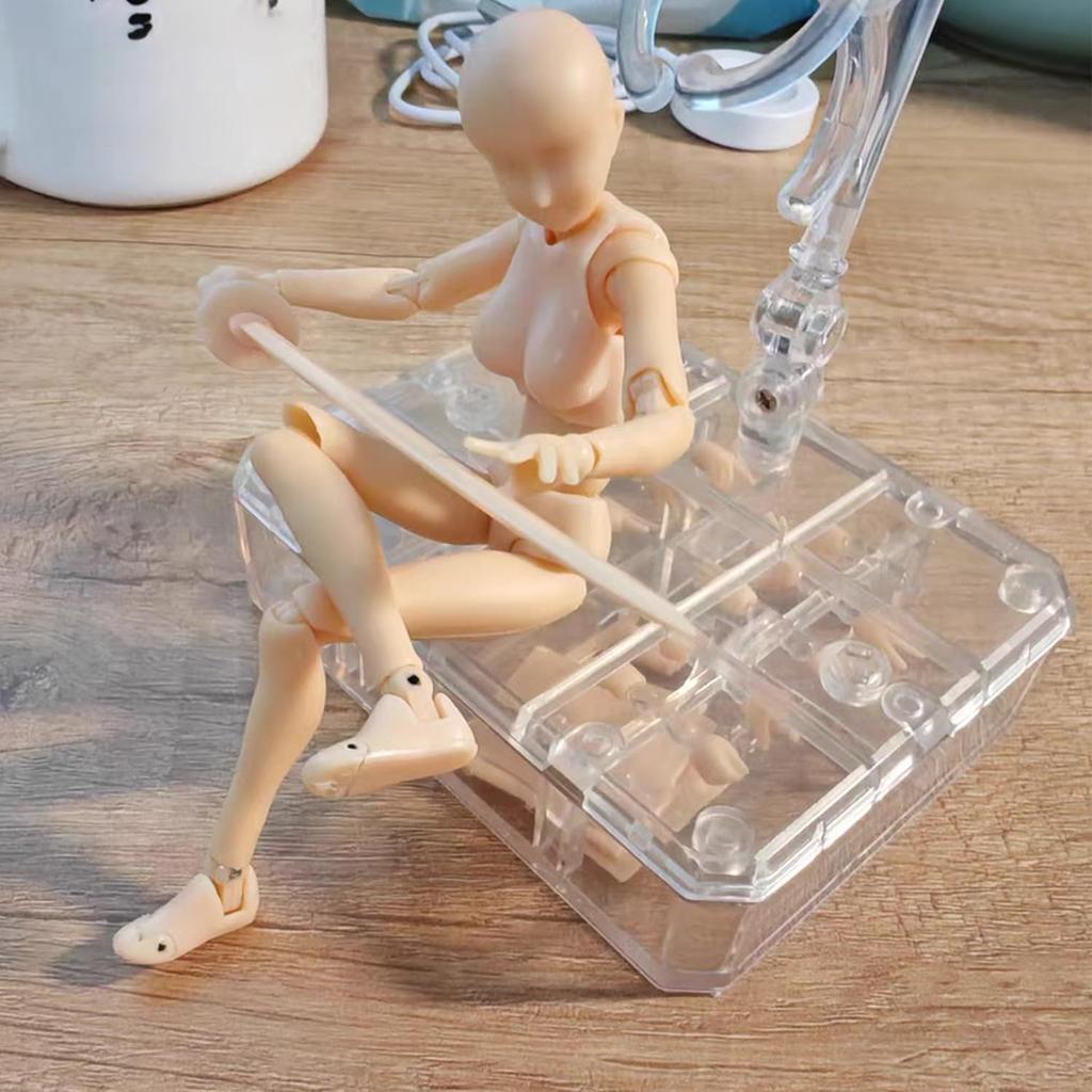 Huijokf Drawing Drawing Manga Drawing with Female Mannequin Figure Model for with Doll for Art Practice Model, Doll, Model, Articulated, Stand,