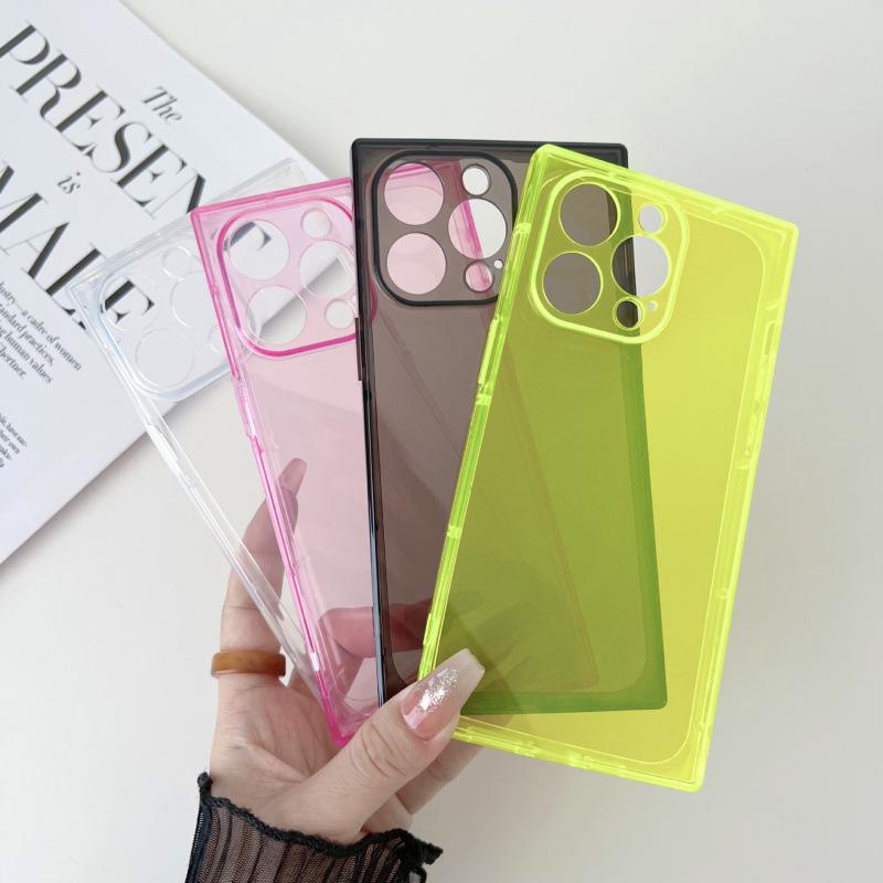 iPhone 11/12/14/16Pro/17ProMax Drop-Proof Soft Square Case