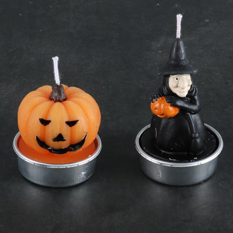 Holiday Gifts, Christmas Ghost Festival Party Supplies, Funny Candles, Pumpkin Small Candles, Halloween Plastic Arts Candles