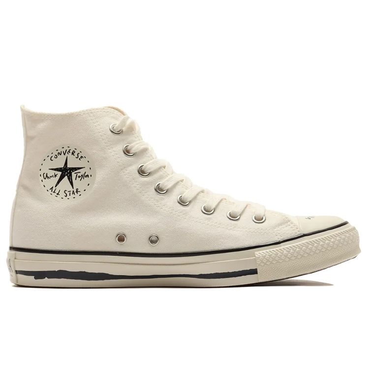 Converse Chuck Taylor All Star YU Nagaba Hi Casual High Top Canvas Shoes Unisex Sneakers Off-White 31304280
