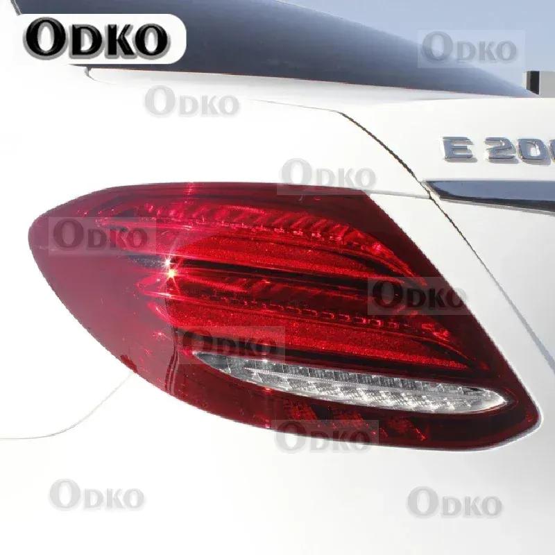 Für Mercedes Benz E-Klasse W213 C238 S213 A238 E63 AMG Auto Scheinwerfer Tönung Schwarz Schutzfolie Rücklicht Transparent TPU Aufkleber