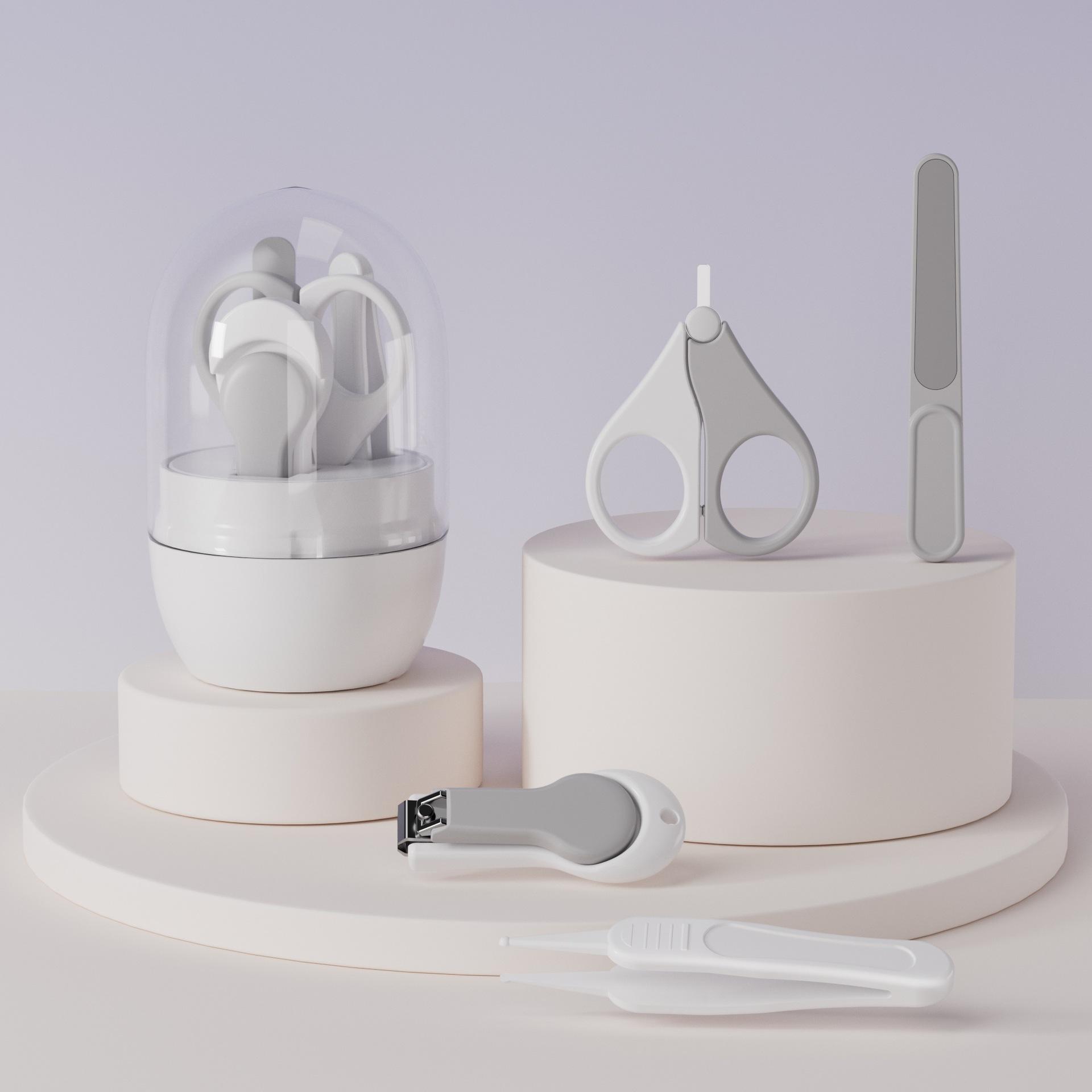 Newborn Baby Nail Daily Care Kit Newborn Baby Beauty Cleaning Care Products Safety Nail Set Baby Gift Baby Nail Trimmer