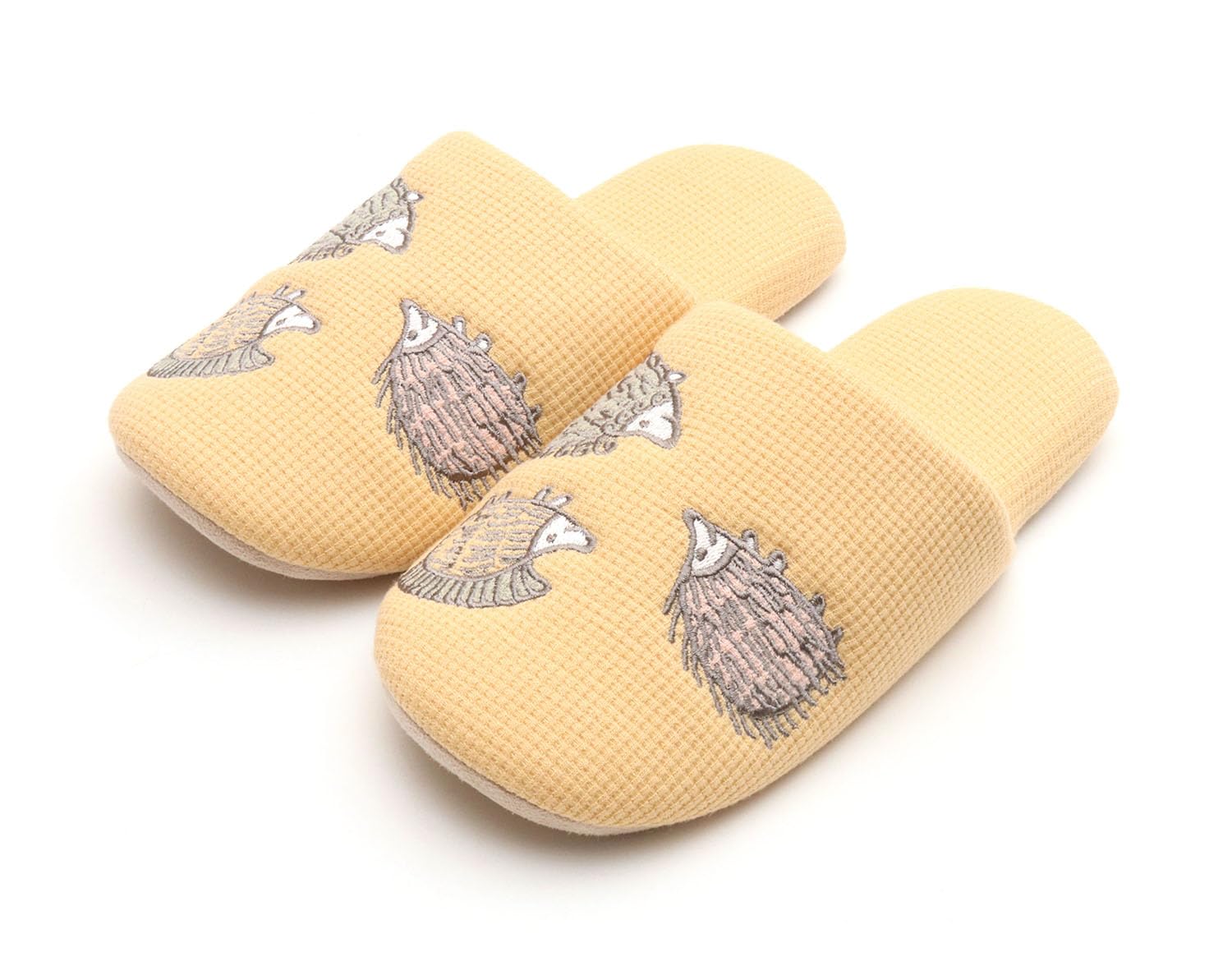 

Мягкие тапочки-вафли с ежиком Лизы Ларсон (Желтый, Средний)