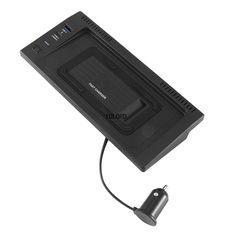 15W Car Wireless Charger Fast Wireless Charger Phone Holder For BMW X5 F15 X6 F16 2014-2018