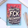 Fun Spiral Password Notebook For Internet Computer Login Recording Websites User Names Passwords Home Office Scrapbook Materials