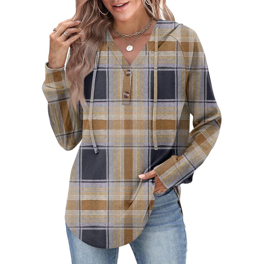 Women's Fashion Women's Lightweight Long Sleeve Pullover With Pockets Preppy Graphic Hoodie