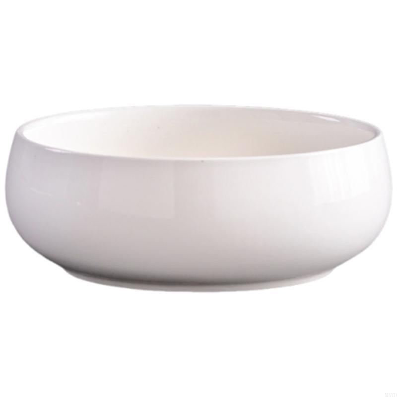 Decorative Ceramic Pot Bowl for Narcissus and Green Radish Modern Indoor Spaces M4YD