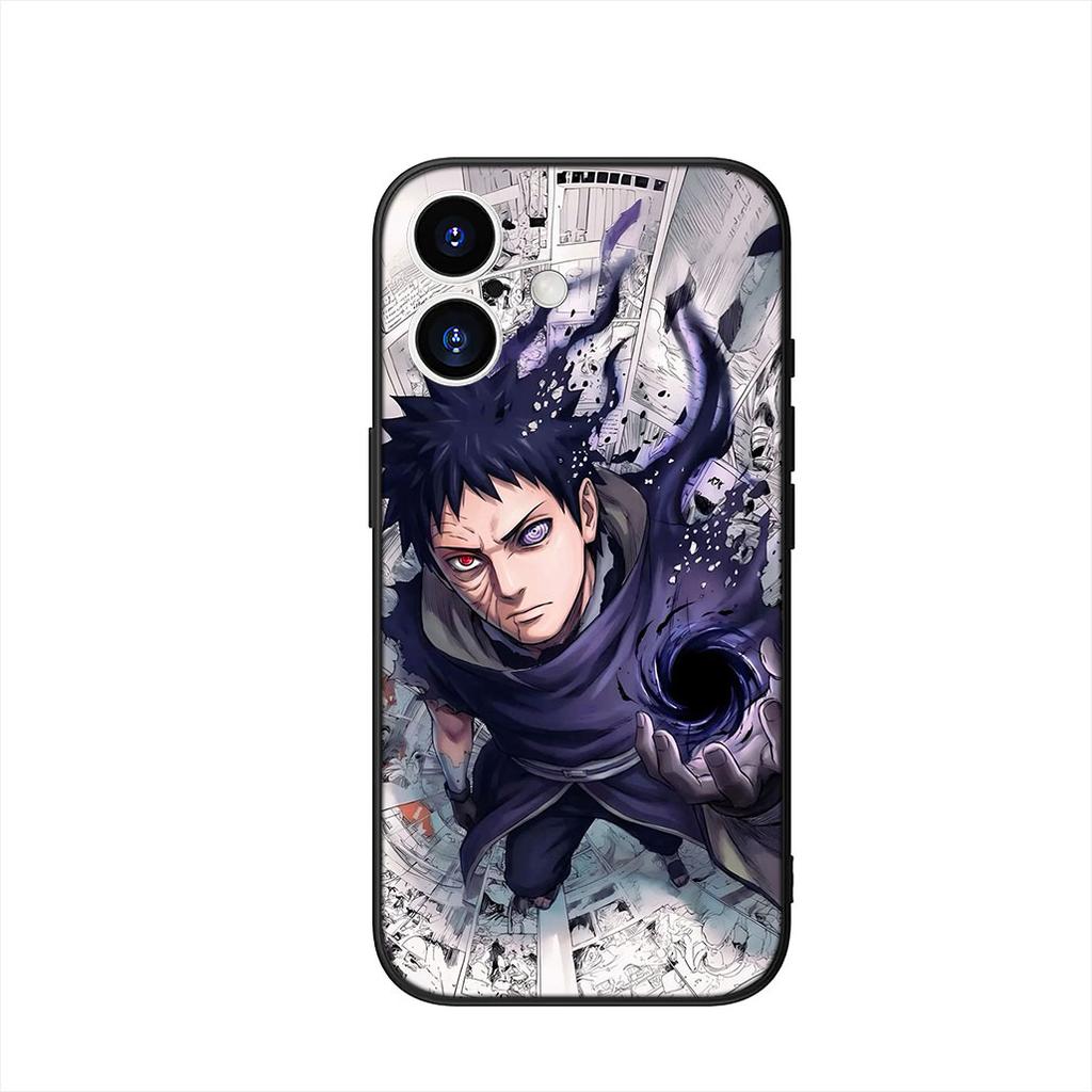 Tobi Obito Narutos Sasuke Uchiha Itachi Phone Case for Apple iPhone 16 15 14 Plus 13 12 Mini 17 Pro Max + 16E Air 16+ ProMax