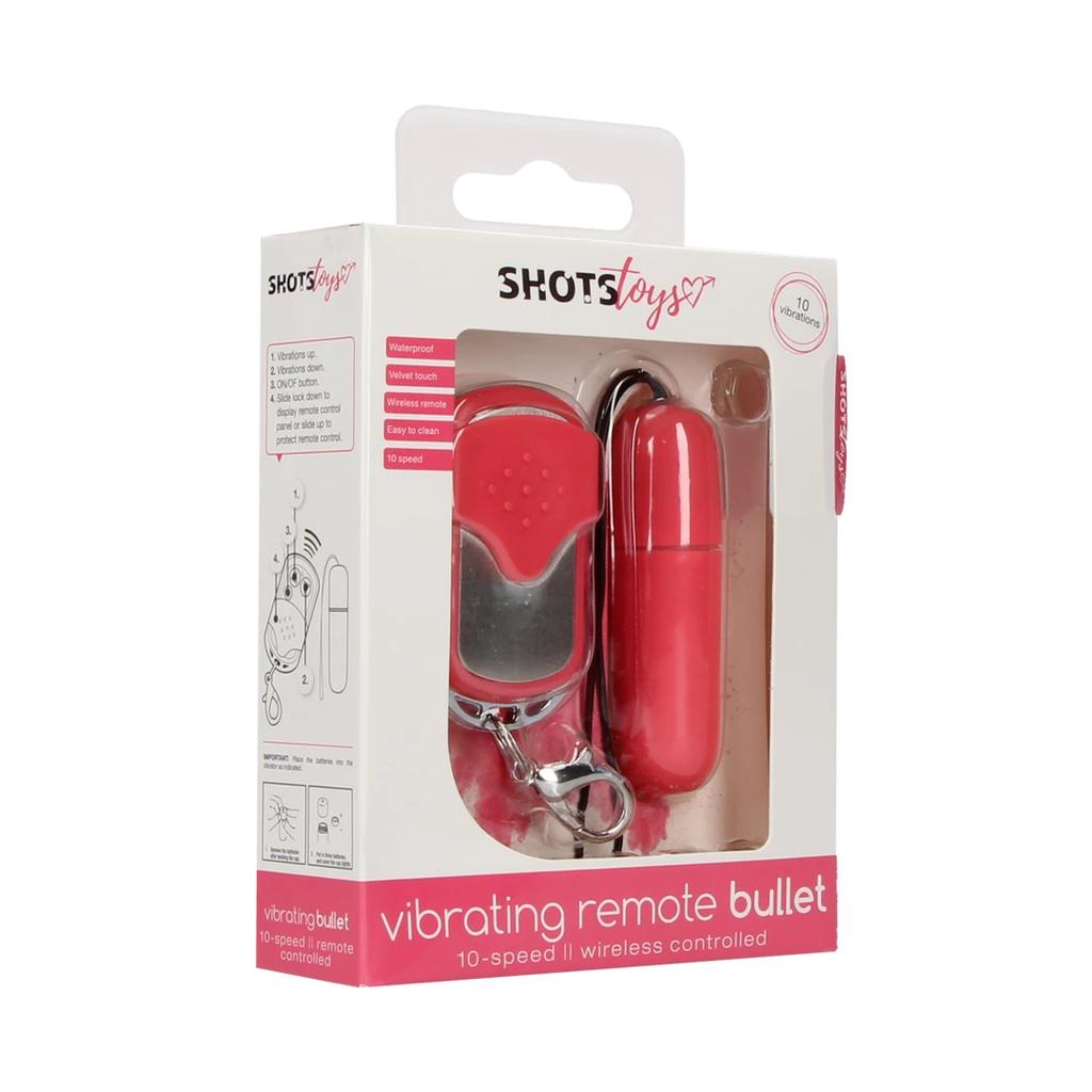 Shots Toys - Vibrating bullet with remote control