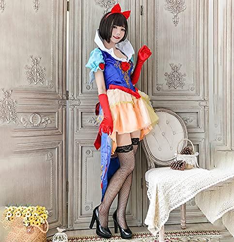 [Milky Time] Schneewittchen Cosplay Halloween Kostüm, Erwachsene Prinzessin, Sexy, Schneewittchen