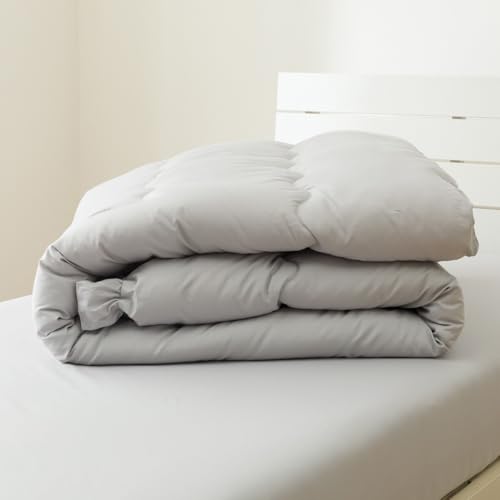 Nitori (NITORI) Einzelbettwäsche-Set mit rüschenbesetzter Steppdecke ohne Bezug, GY S2512, Größe S (2115100050010)