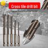 Hex Shank Spiral Flute Phillips Alloy Glass & Tile Drill Bit