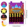 DIY Eid Mubarak Felt Ramadan Calendar With Pocket for Kids Gifts Countdown Calendrier Ramadan 2025 Kareem Muslim Party Decor