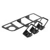 4Pcs Right Hand Drive Window Lift   Panel Decoration Cover Replacement Fit for Harrier Venza XU80 2020 2021