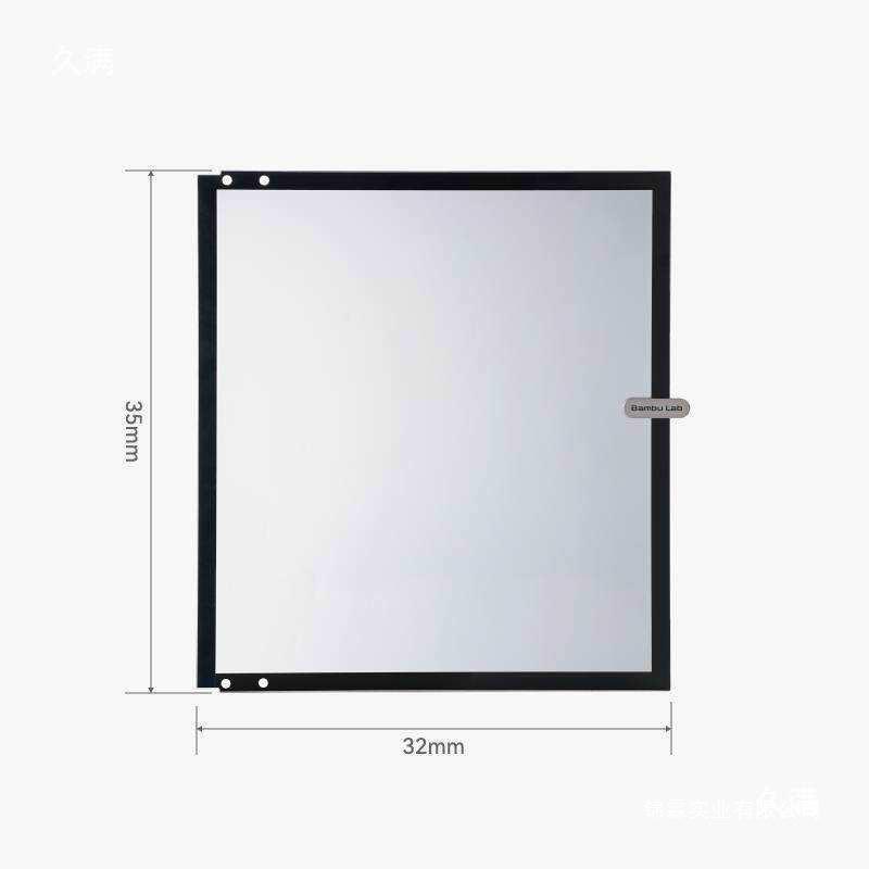 

Bambu Lab X1/P1 3D Printer Gray Transparent Front Glass Door (Universal Fit) прозрачный/серый