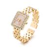 Gift Niche Design Ins Style Rhinestone Women Ring Fashion Jewelry Korean Style Ring Vintage Ring