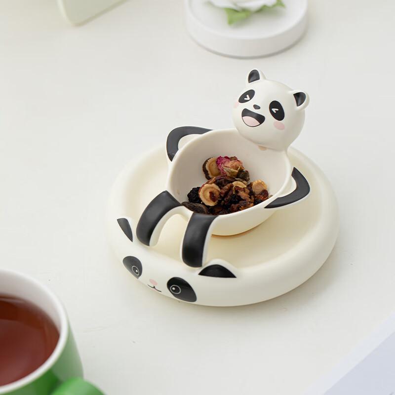 Panda Ceramic Tea Infuser Mug