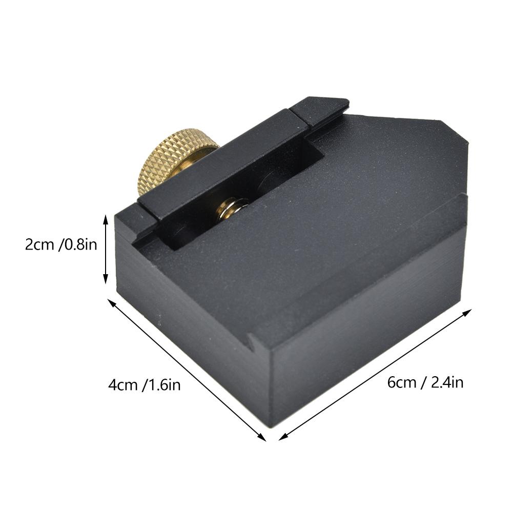 Angle Line Scriber Ruler Locator Positioning Block Woodworking Steel Ruler (Type B)