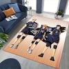 1pc Haikyuu!! Karasuno High Volleyball Team Uniform Chair Mat, Office Desk Pad, Non-Slip Carpet for Home Decor, Seasonal Gift, Suitable for Office and