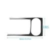 AIRSPEED Carbon Fiber Interior Customization Parts for Subaru Front Cup Holder Panel Frame Stylish Easy Installation with Tape Type Legacy/Outback