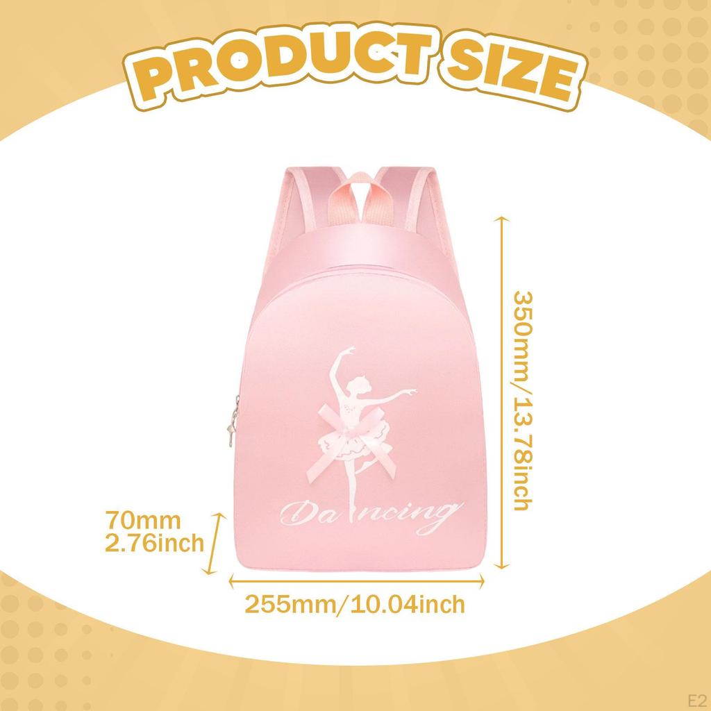 Ballet Dance Backpack Bag for Gymnastics Latin Dancing