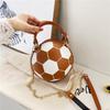 New Popular Versatile Fashion Personalized Basketball European and American Foreign Style Simple Casual Portable Shoulder Messenger Bag