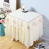 Thickened Bedside Table Cover Cloth Non Slip Dustproof Bedroom Nightstand Cover European Dust Cover Fabric Lace Set Cover