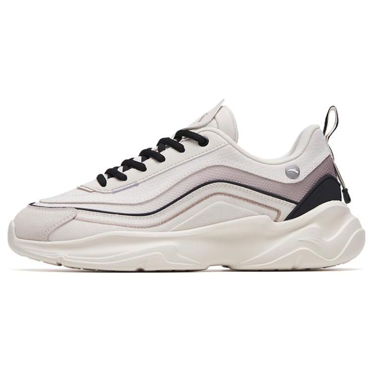 ANTA ACE Series Men Retro Casual Dad Shoes White Purple Black 912318830-2 44