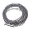 Durable Steel Spring Drain And Toilet Unclogging Cable, 5/10M Length, Compatible With Drills And Includes Connector