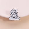Versatile Angry Goat Alloy Brooch for Fashion Accessory on Outerwear Caps Bags Animal Inspired Jewelry Gift