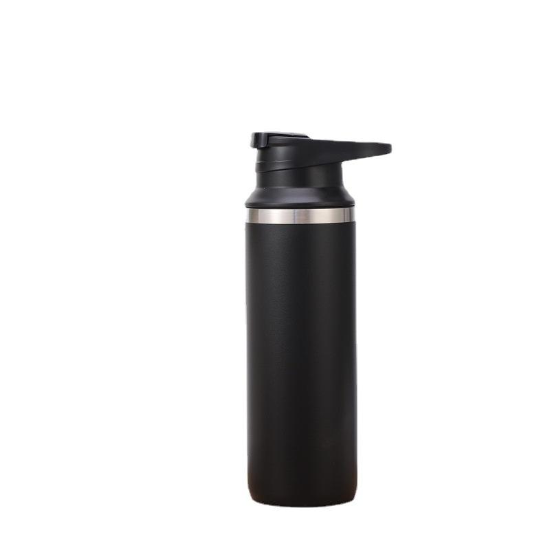 Stainless Steel Insulated Water Cup Simple Outdoor Large Capacity 500ml Fashionable Thermal Flask Vacuum Bottle