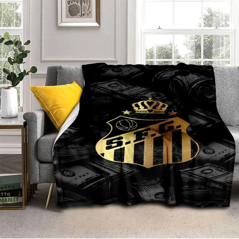 Fc Crest Design Printed Throws Blanket Soft Flannel Blankets for Couch Bed Gifts for Men Women Picnic Blanket Christmas Gifts