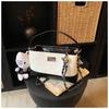 IELGY Ladies Messenger Bag Fashionable All-Match Portable Diamond Square Bag